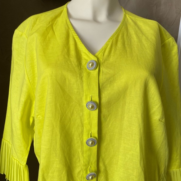 Multiples Linen/Cotton Women’s, blouse top, size L - Picture 4 of 14